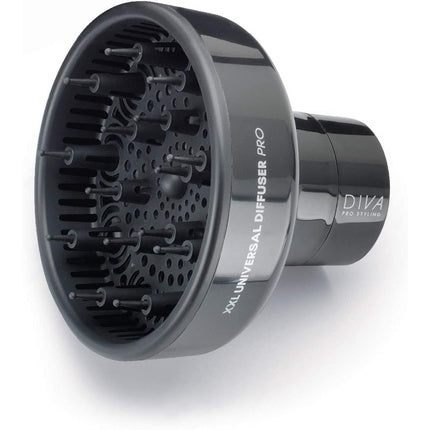 Difuzor Păr Diva Pro Styling PRO124, Negru, Sistem de Prindere Flexibil