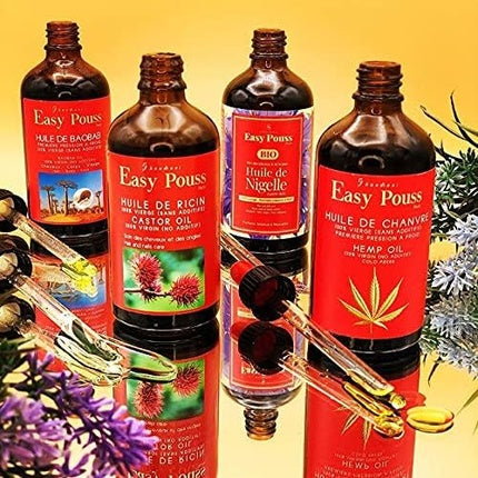 Ulei corp Shandrani Paris Easy Pouss Organic Nigella, ulei de semințe de negru, sticlă maro