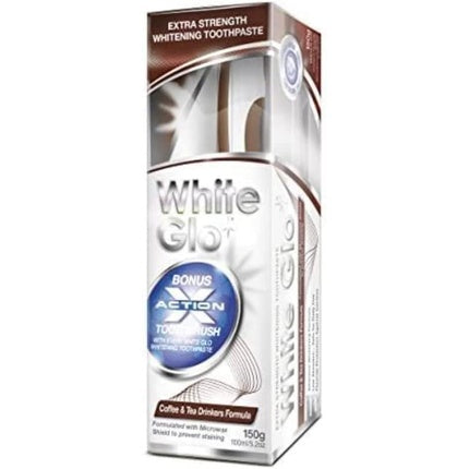 Pastă de dinți albire, White Glo, 150g, extra puternică