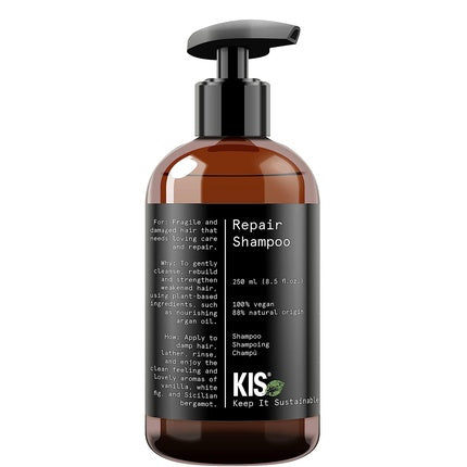Șampon KIS Green Repair, 250ml, cu Ulei de Argan, Ambalaj cu Pompa