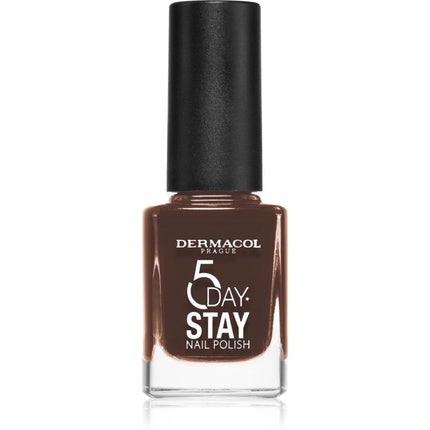 Smalti unghii Dermacol 5 Day Stay - 57 Chocolate, 11 ml