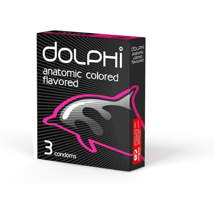 Prezervative Dolphi Roze, Anatomic, Capsuni