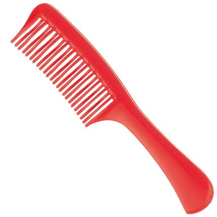 Pieptene Eurostil Curved Toothed Comb Large Roșu Plastic