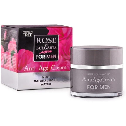 Crema de față Rose Of Bulgaria pentru bărbați, 175g, gri