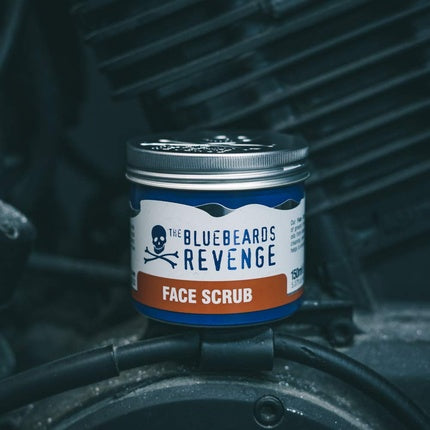 Scrub exfoliant, The Bluebeards Revenge, față, albastru, 150ml