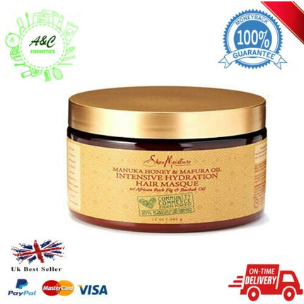 Masca de păr, Shea Moisture, Manuka Honey & Mafura Oil, 340ml