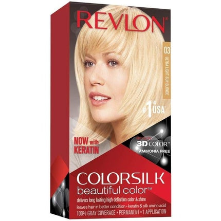 Vopsea de par, Revlon, COLORSILK Blonde Ultra Light Bright, 1 unitate