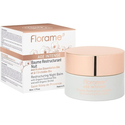Crema de noapte Florame Age Intense Restructurantă cu Uleiuri Esențiale Bio și Orhidee