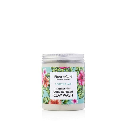 Șampon, Flora & Curl, Clay Wash, verde, 260g