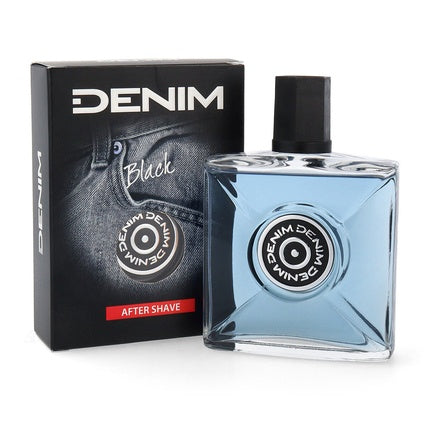 Set cadou, Denim, Black, after shave 100ml, deo 150ml, geantă gri