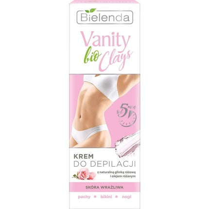 Cremă depilatoare, Bielenda, Vanilie Bio Clays, 100ml