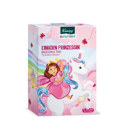 Set cadou aditivi de baie, Kneipp, Naturkind Unicorn Princess, 244g