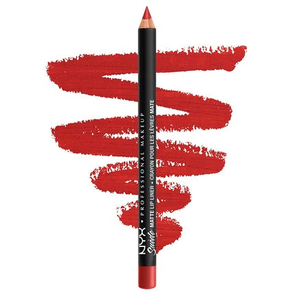 Cremă de corp, NYX Professional Makeup, Suede Matte Lip Liner, roșu, 1.9 cm x 2.1 cm