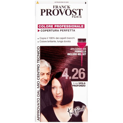 Vopsea de par, Franck Provost N 4.26, violet profund