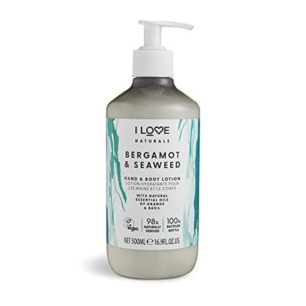 Loțiune corp, I Love, Bergamot & Seaweed, 500ml
