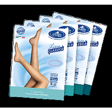 Șosete medicinale Sauber Classic Line, 140 Den, Negru