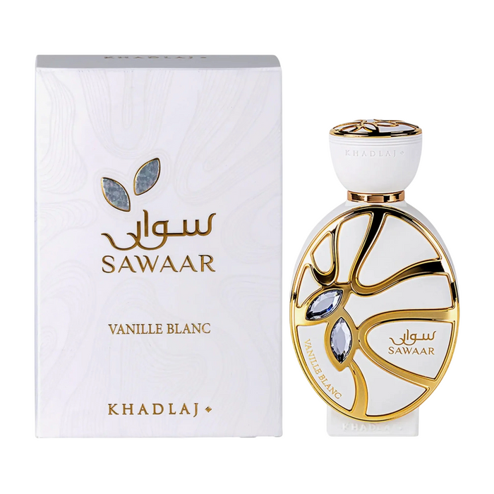 Extract de parfum Khadlaj Sawaar Vanille Blanc, unisex, 100 ml
