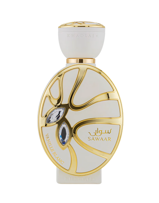 Extract de parfum Khadlaj Sawaar Vanille Blanc, unisex, 100 ml