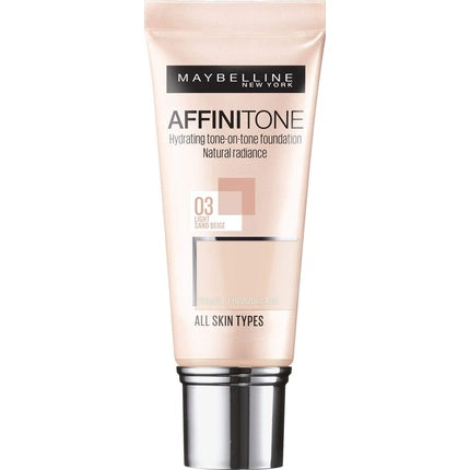 Fond de ten, Maybelline New York, Affinitone, 30ml, Light Sand Beige