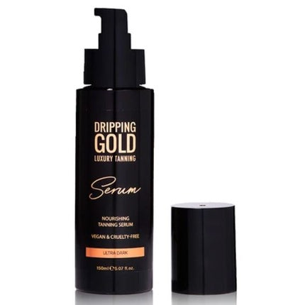 Serum Bronzant, Dripping Gold, Ultra Dark Selftanning Serum, 150ml, Negru