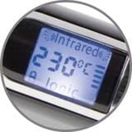 Sinelco France Ultron, Mașină de îndreptat păr, Negru/Argintiu, 45W, 110-220V