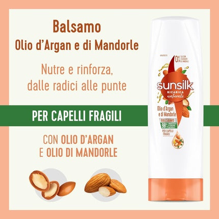 Balsam de par, Sunsilk, Argan Oil si Ulei de Migdale, 200ml