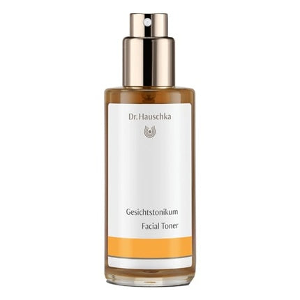 Toner Facial Dr. Hauschka 100 ml - Sticlă Ambrată cu Pulverizare Auriu