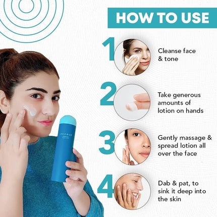 Cremă Față, Accoje, Hydrating Aqua, albastru