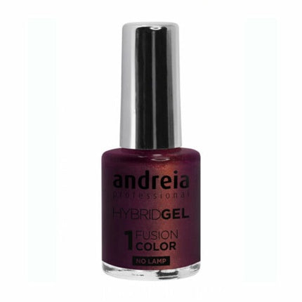 Lac de unghii Hybrid Fusion, Andreia Professional, H83, culoare mov închis, capacitate 10.5ml