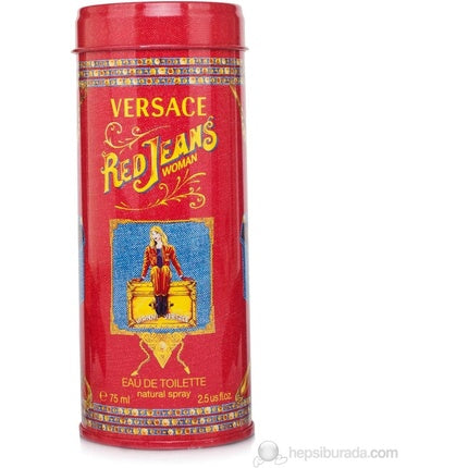 Parfum, Versace, Red Jeans, sticlă roșu-roz 75ml
