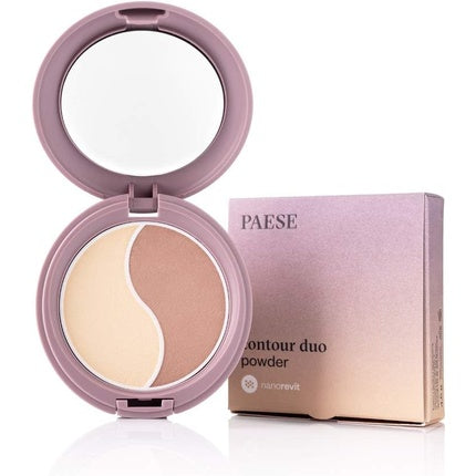 Pudră Duo Contur, Paese Cosmetics, Nanorevit, 4.5g