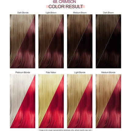 Adore Shining Semipermanent Hair Colour, 68 Crimson, VEGAN, 118ml