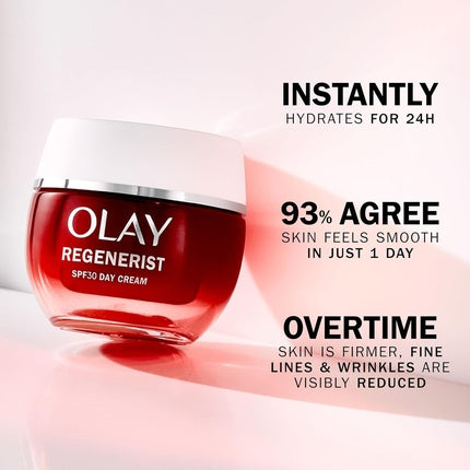 Crema de zi Olay Regenerist SPF 30, Anti-riduri și întărire activă, 190g