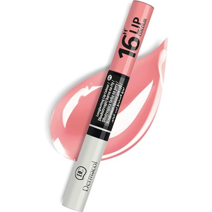 Ruj lichid, Dermacol, 16 ore, roz nude