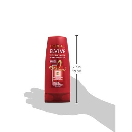 Balsam, L'Oréal Paris, Elvive Color-Vive, roșu, 285ml