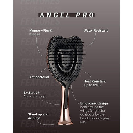 Perie de păr Tangle Angel Pro - Aur roz