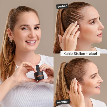 Concealer păr Imperio, Dark Brown, rezistent apă
