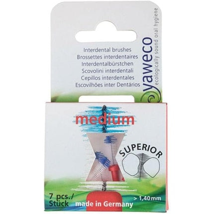 Scovini Interdentale Medium, Yaweco, 7 piese, 1.40mm, Made in Germany