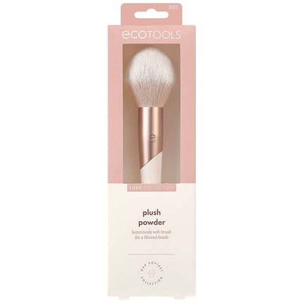 Pensulă machiaj, Ecotools, Luxe Plush, roz