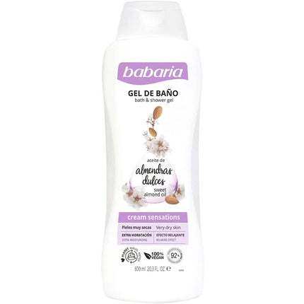 Gel de duș, Babaria, migdale, 600g