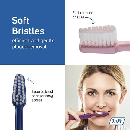 Periuță de dinți, Tepe, Select Compact Soft, culori asortate