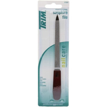 File pentru unghii, TRIM, model Sapphire, culoare maro, material sticlă