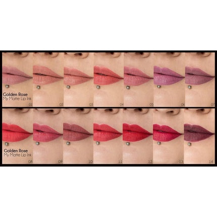 Ruj lichid mat Golden Rose My Matte Lip Ink 01 nude 5 ml