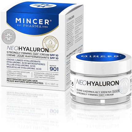 Crema de zi Mincer Pharma NeoHyaluron Firming Day Cream, SPF 10, 50ml