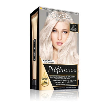 Vopsea de par, L'Oréal Paris, Preference 11.11 Venice, Blond Crystal Foarte Deschis Rece