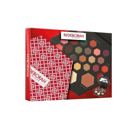 Paletă ochi, Deborah Milano Milano Trousse Volume 2 Warm Tones, culori calde, design hexagonal