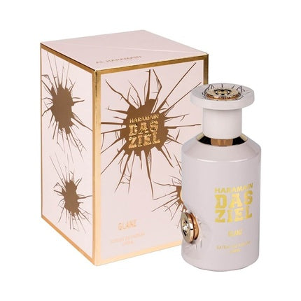 Eau de Parfum Al Haramain Das Ziel Glanz - Sticlă Albă cu Detalii Aurii