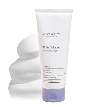 Spumă de curățare facială Mary&May White Collagen 150ml