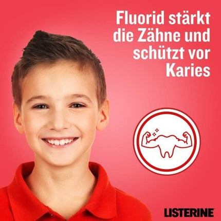 LISTERINE Smart Kidz Mild Berry, 500ml, Fără alcool și zahăr
