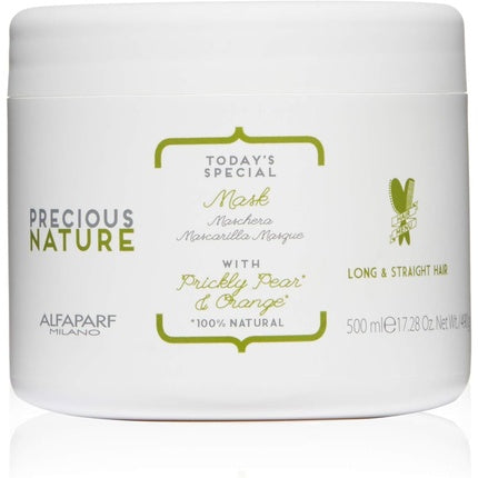 Masca de păr Alfaparf Milano Precious Nature, păr lung și drept, 500 ml